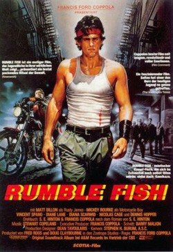 Plakát filmu Dravé ryby / Rumble Fish