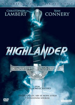 DVD obal filmu Highlander