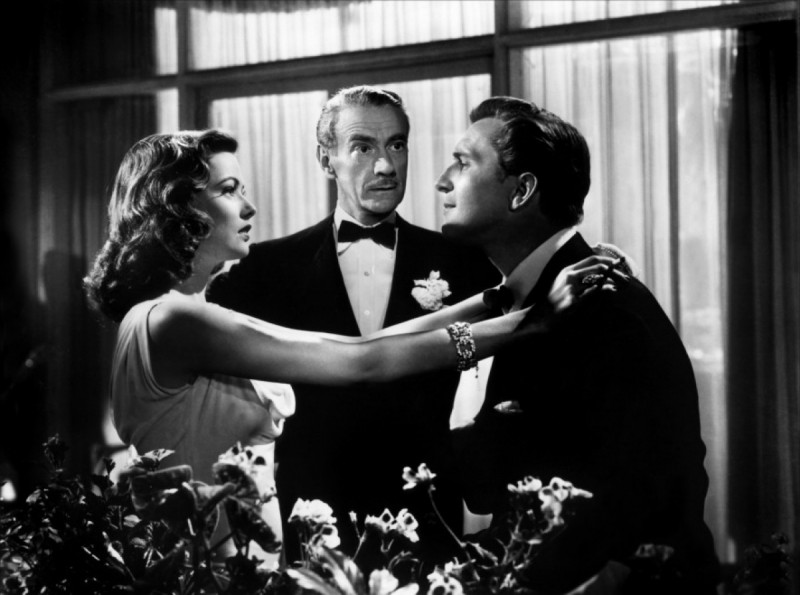 Gene Tierney, Clifton Webb, Vincent Price ve filmu  / Laura