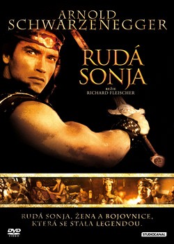 DVD obal filmu Rudá Sonja