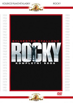 DVD obal kolekce Rocky kompletní sága