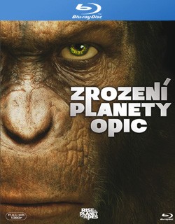 BD obal filmu Zrození Planety opic