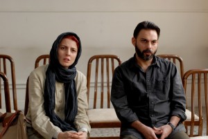Leila Hatami a Peyman Moaadi ve filmu <b>Rozchod Nadera a Simin</b>