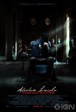 Plakát filmu Abraham Lincoln: Lovec upírů