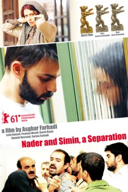 Plakát filmu Rozchod Nadera a Simin / Jodaeiye Nader az Simin