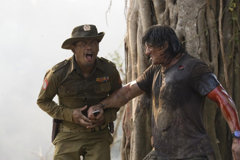 Sylvester Stallone ve filmu Rambo: Do pekla a zpět / Rambo