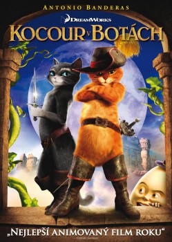 DVD obal filmu Kocour v botách