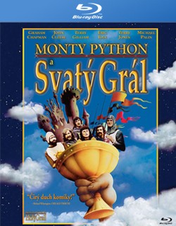 BD obal filmu Monty Python a Svatý Grál