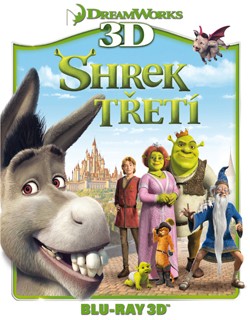 BD obal filmu Shrek Třetí