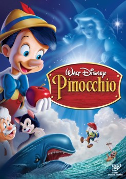 DVD obal filmu Pinocchio