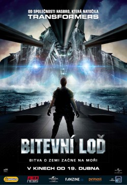 Český plakát filmu Bitevní loď / Battleship