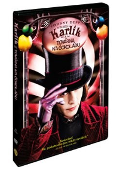 DVD obal filmu Karlík a továrna na čokoládu