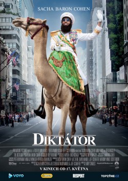 Český plakát filmu Diktátor / The Dictator