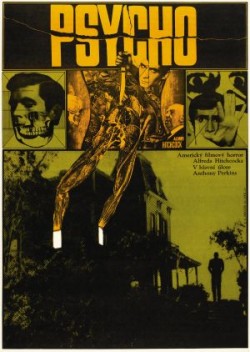 Český plakát filmu Psycho