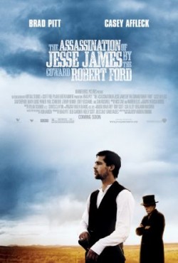 Plakát filmu Zabití Jesseho Jamese zbabělcem Robertem Fordem