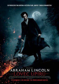 Český plakát filmu Abraham Lincoln: Lovec upírů / Abraham Lincoln: Vampire Hunter