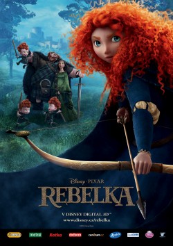 Český plakát filmu Rebelka / Brave