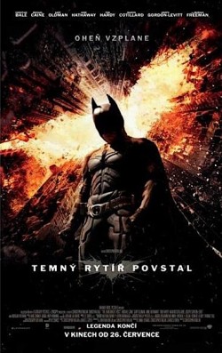 Český plakát filmu Temný rytíř povstal / The Dark Knight Rises