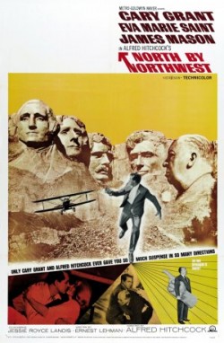 Plakát filmu Na sever severozápadní linkou / North by Northwest