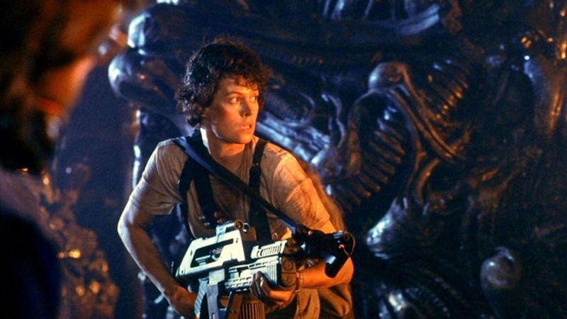 Sigourney Weaver ve filmu Vetřelci / Aliens