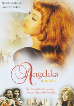 Český plakát filmu Angelika a sultán / Angélique et le sultan