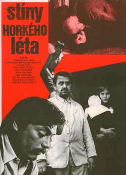 Český plakát filmu Stíny horkého léta