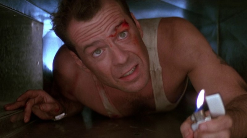 Bruce Willis ve filmu Smrtonosná past / Die Hard