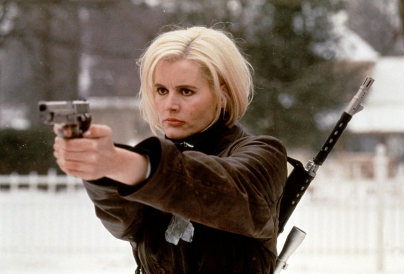 Geena Davis ve filmu Dlouhý polibek na dobrou noc / The Long Kiss Goodnight