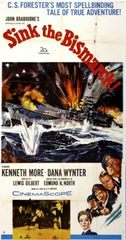Plakát filmu Potopení lodi Bismarck