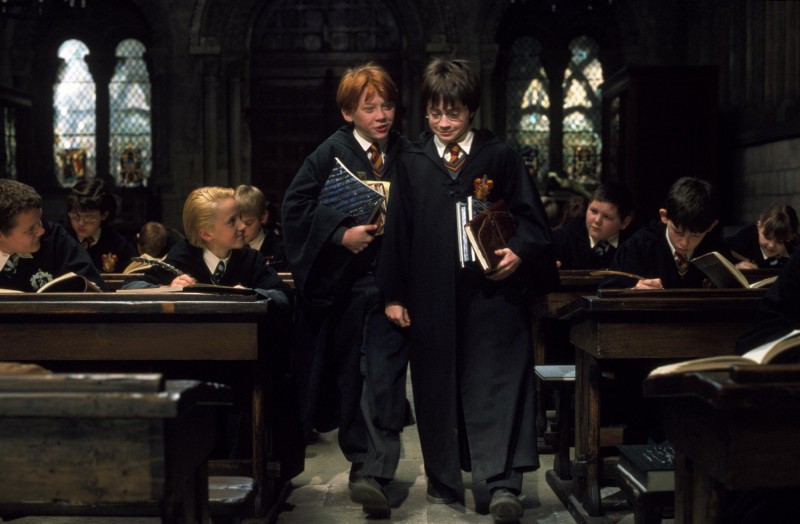 Rupert Grint, Daniel Radcliffe ve filmu Harry Potter a Kámen mudrců / Harry Potter and the Sorcerer's Stone