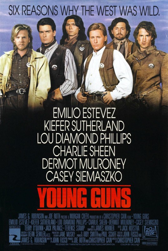 Plakát filmu Mladé pušky / Young Guns
