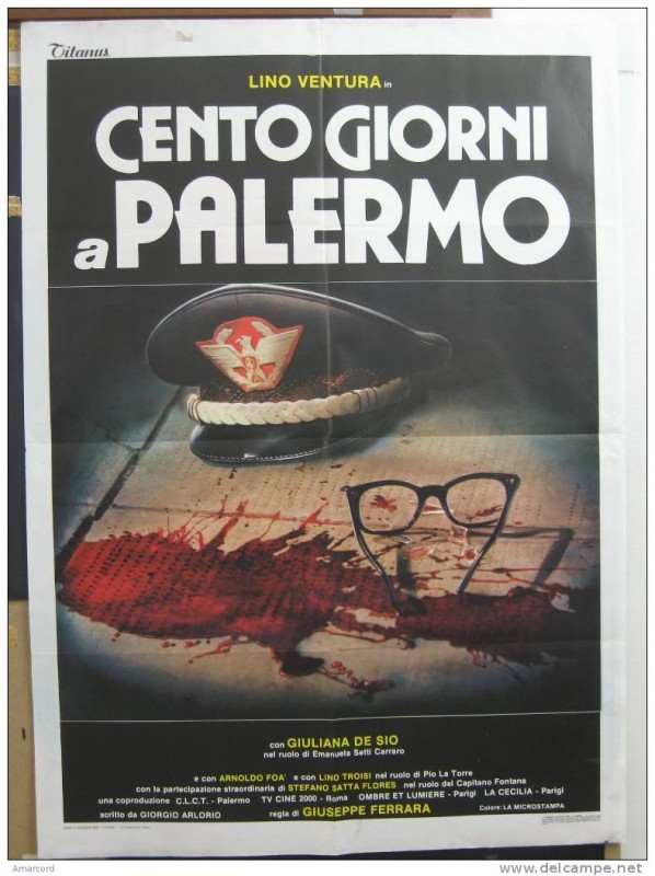 Plakát filmu 100 dní v Palermu / Cento giorni a Palermo