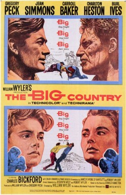 Plakát filmu Velká země / The Big Country