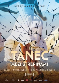 Český plakát filmu Tanec mezi střepinami / Tanec medzi črepinami