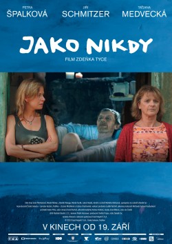 Český plakát filmu  / Jako nikdy