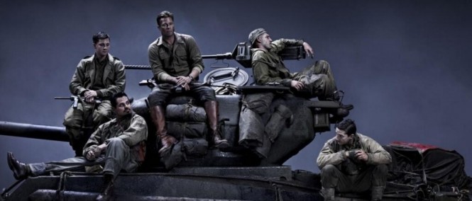 Fury: Partička Pittových tankistů na první fotografii