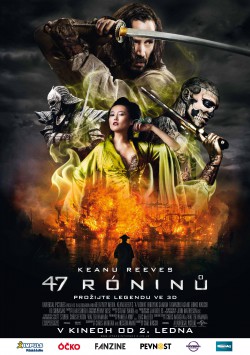 Český plakát filmu 47 Róninů / 47 Ronin
