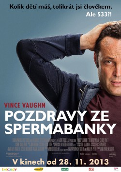Český plakát filmu Pozdravy ze spermobanky / Delivery Man