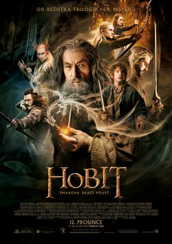 Český plakát filmu Hobit: Šmakova dračí poušť / The Hobbit: The Desolation of Smaug