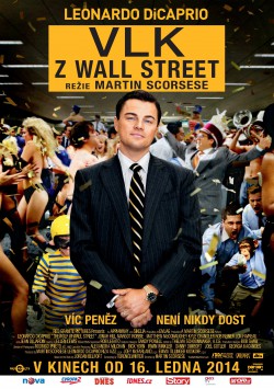 Český plakát filmu Vlk z Wall Street / The Wolf of Wall Street