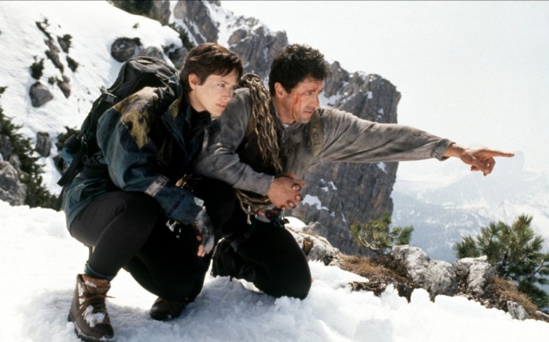 Sylvester Stallone, Janine Turner ve filmu Cliffhanger / Cliffhanger