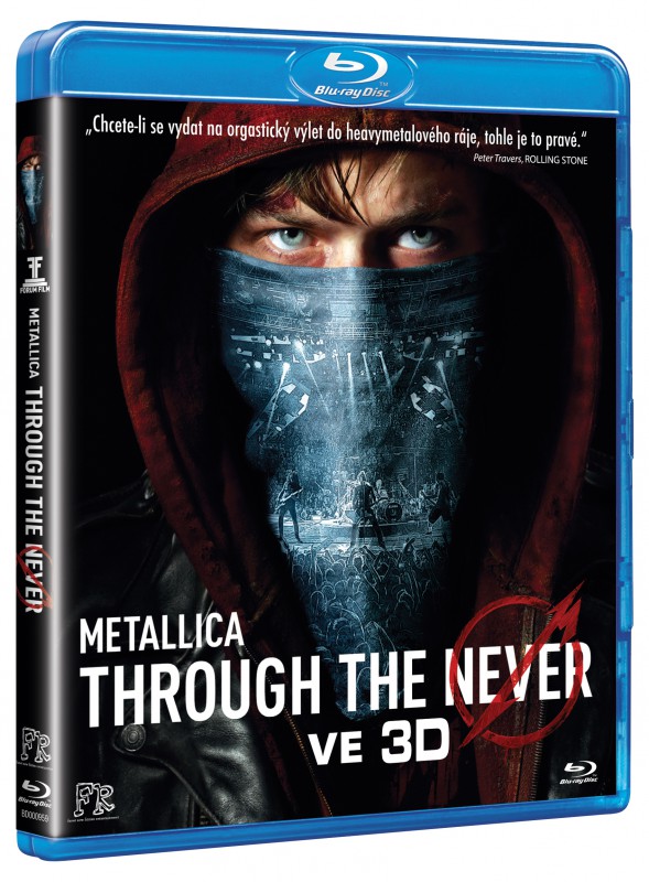 BD obal filmu Metallica: Through the Never / Metallica Through the Never