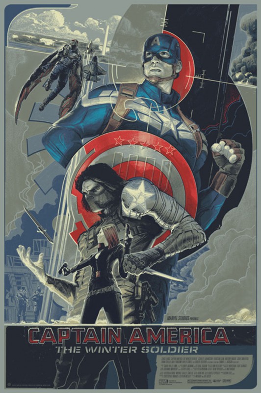 Alternativní plakát filmu Captain America: Návrat prvního Avengera / Captain America: The Winter Soldier