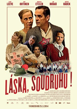 Český plakát filmu Láska, soudruhu / Mieletön elokuu