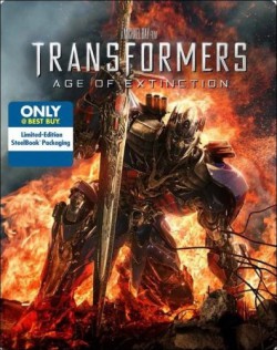 BD obal filmu Transformers: Zánik / Transformers: Age of Extinction
