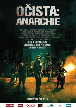 Český plakát filmu Očista: Anarchie / The Purge: Anarchy