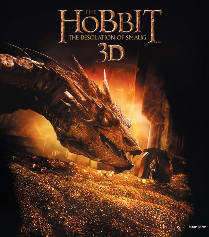 BD obal filmu Hobit: Šmakova dračí poušť / The Hobbit: The Desolation of Smaug