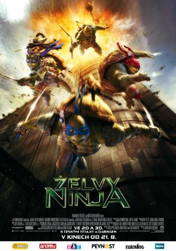 Český plakát filmu Želvy Ninja / Teenage Mutant Ninja Turtles