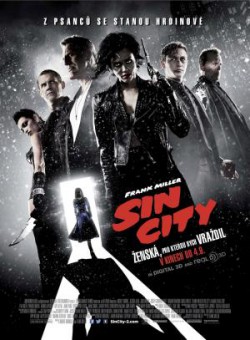 Český plakát filmu Sin City: Ženská, pro kterou bych vraždil / Sin City: A Dame to Kill For