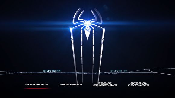 BD menu Amazing Spider-Man / The Amazing Spider-Man